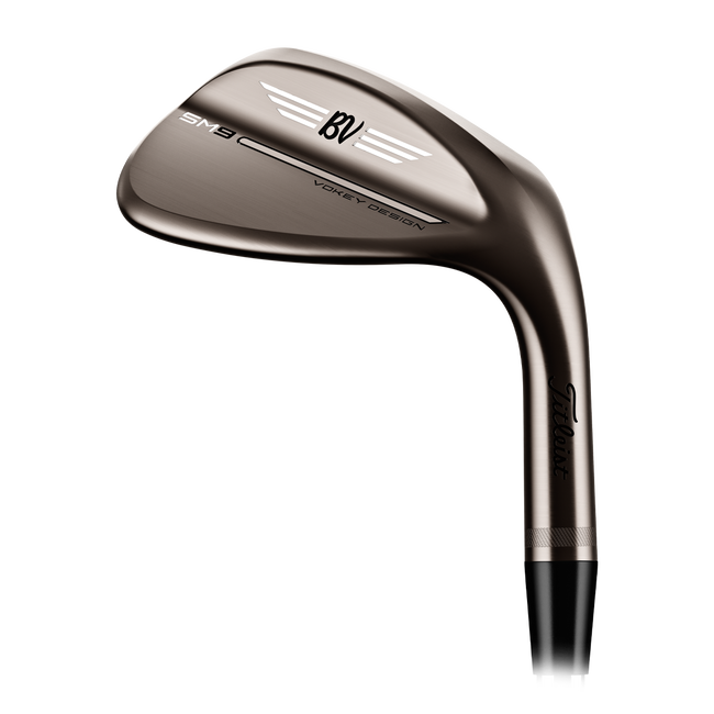 Titleist Vokey SM9 Wedge - Brushed Steel - Club Fitting at Spargo Golf - toe view