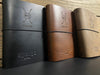 Leather Golf Log Book [Rustico x Spargo] - Black, Brown and Tan Colors Available