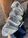 Half Set Golf Club Kit by Spargo Golf Fitting Building Custom Irons TaylorMade P7MC 6 and 8 iron, P7MB Pitch-Wedge and 56 degree Hi Toe Custom RAW Wedge