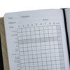 Leather Golf Log Book [Rustico x Spargo] - Page Example