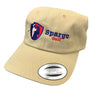 Spargo Swing Man Logo - Dad Cap - Khaki